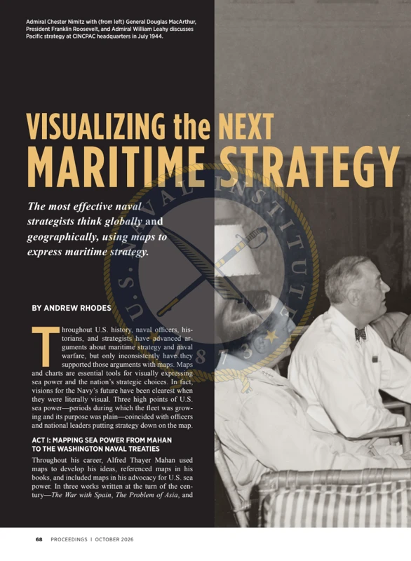 First page of Visualizing the Next Maritime Strategy